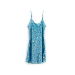 Blue Floral Women's Nightgown